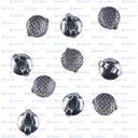 BOTÓN LINGUAL BASE REDONDA CON DOBLE ALETA 10PZ/PACK