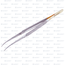 S0212 PINZA CURVA FINA TIPO CASTROVIEJO SAUDENT(1 PZ)