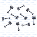 GANCHO QX RECTO LARGO 10PZ/PACK