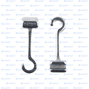 GANCHO QX CURVO 5.5MM SUP IZQ/INF DER 10PZ/PACK