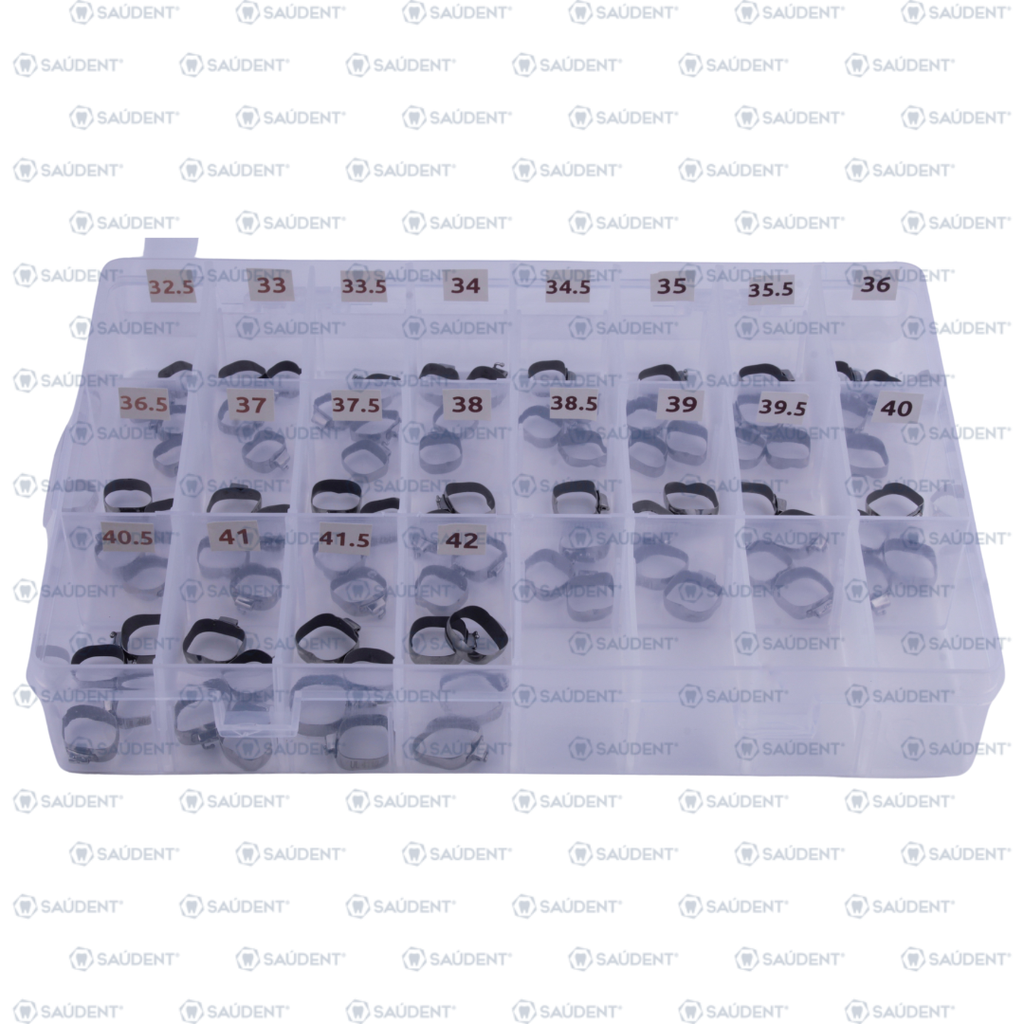 KIT DE BANDAS 1er MOLAR TUBO DOBLE ROTH 022 80 PZAS/PACK
