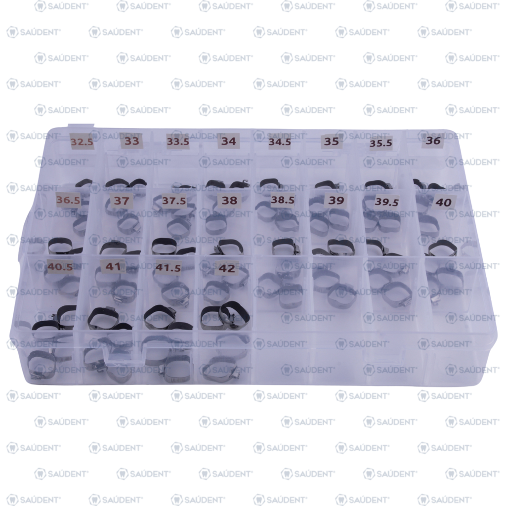 KIT DE BANDAS 1er MOLAR TUBO SENCILLO ROTH 022 80 PZAS/PACK
