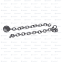 CADENA DE TRACCIÓN CON BOTÓN REDONDO 2PZ/PACK