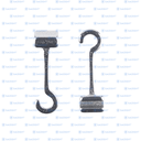 GANCHO QX 5.5MM CURVO SUP DER/ INF IZQ 10PZ/PACK