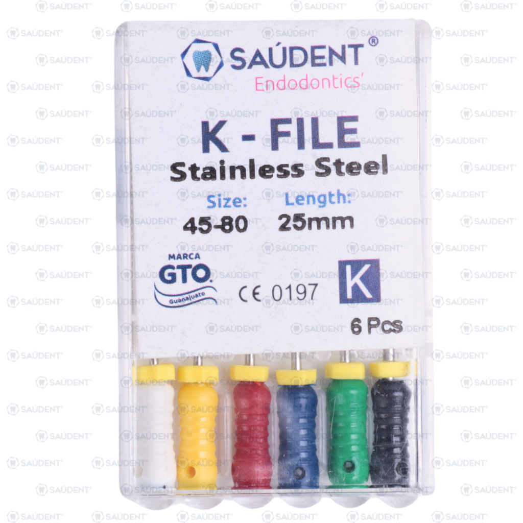 K FILES NIKEL TITANIUM 2DA SERIE 45-80 DE 25MM 6PZ
