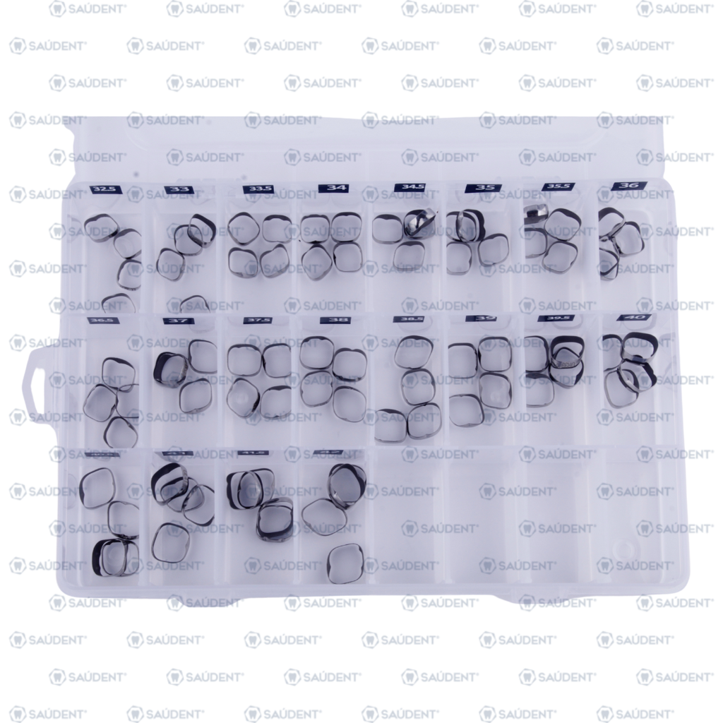 KIT DE BANDAS 1er MOLAR PLANA 80 PZAS/PACK