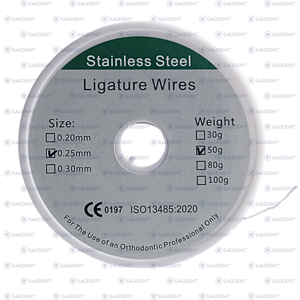 ROLLO DE LIGADURA METALICA SAUDENT 50GR #10 1PZ