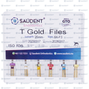 T GOLD FILES 25MM 6PZ