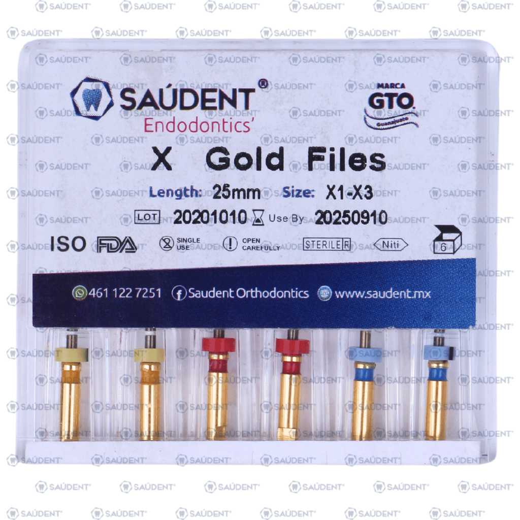 X GOLD FILES 25MM