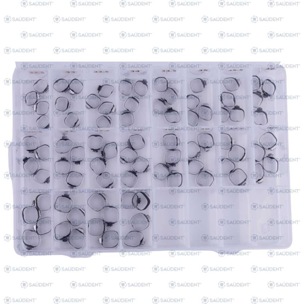 KIT DE BANDAS 1er MOLAR TUBO DOBLE MBT 022 80 PZAS/PACK