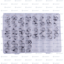 KIT DE BANDAS 1er MOLAR TUBO DOBLE ROTH 022 80 PZAS/PACK