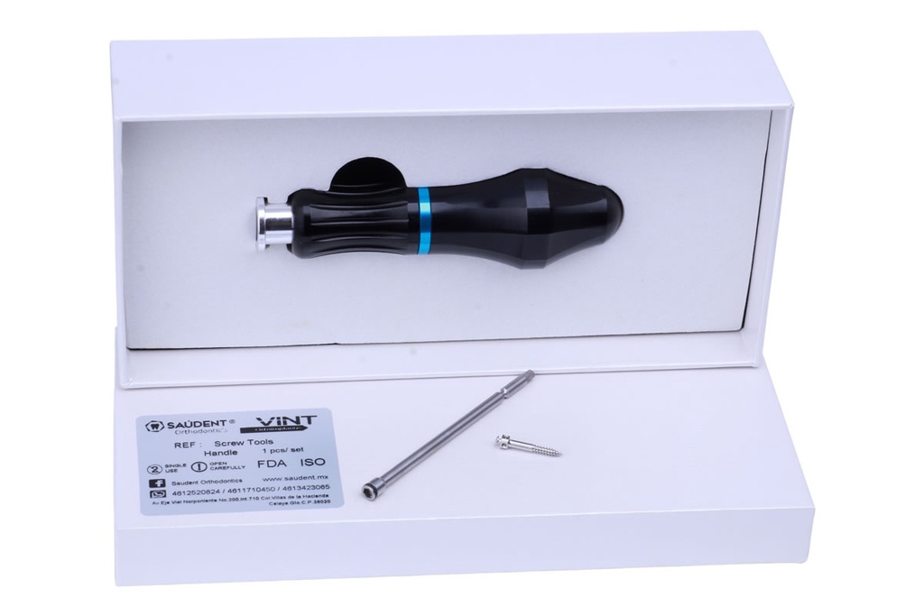 MANERAL Y EXTENSIÓN VINT AZUL (SIX 1.6) PARA ORTOIMPLANTES 2PZ/PACK