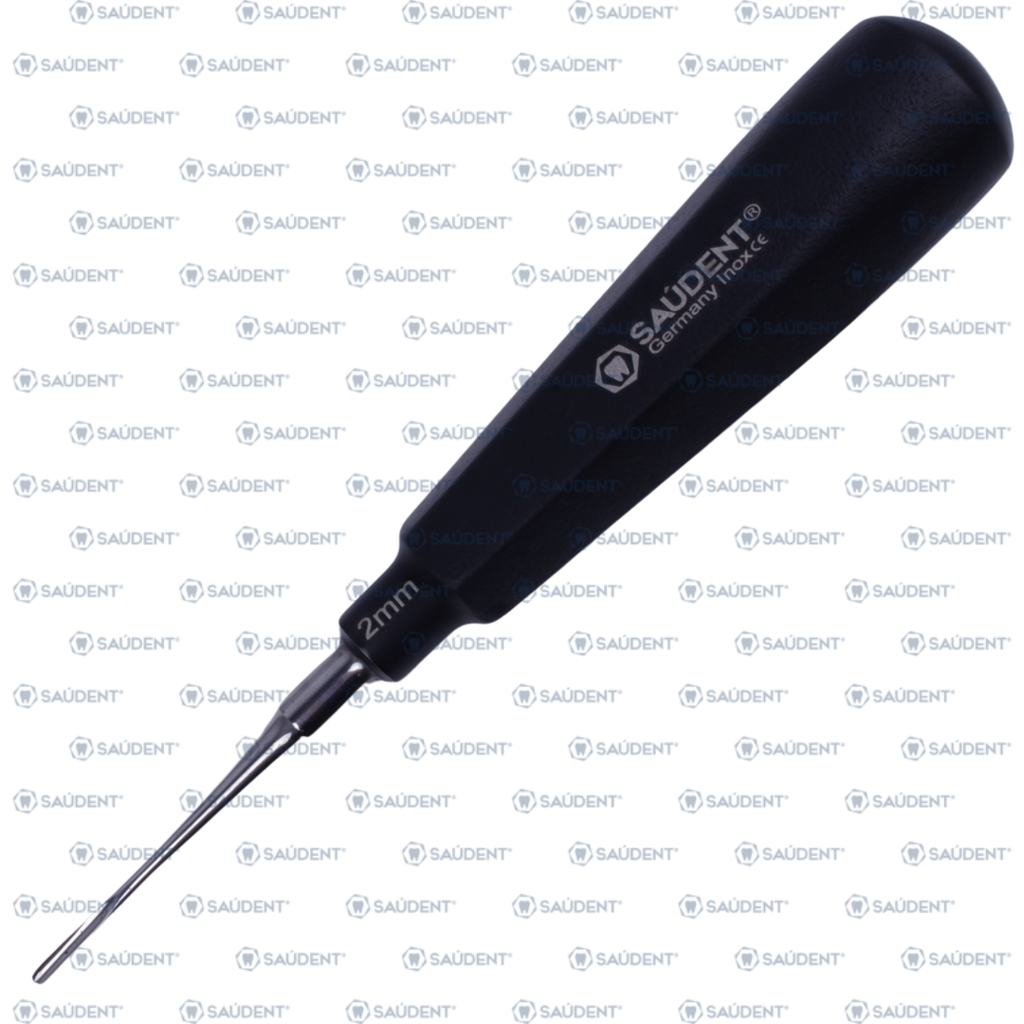S0203 ELEVADOR RECTO NEGRO 2mm SAUDENT(1 PZ)