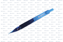 S008 PINZA PORTA BRACKET AZUL SAUDENT (1 PZ)