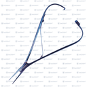 009 PINZA MATHIEU FINA AZUL SAUDENT(1 PZ)