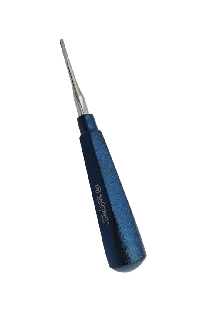 S0203 ELEVADOR RECTO AZUL 2mm SAUDENT(1 PZ)