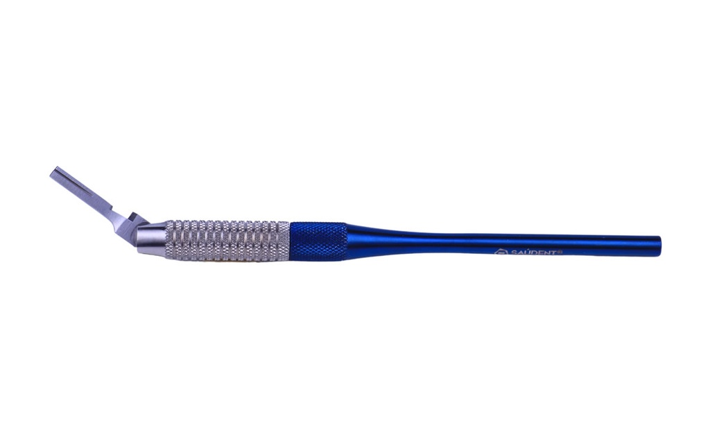 MANGO P/BISTURI CABEZA MÓVIL AZUL 1PZ