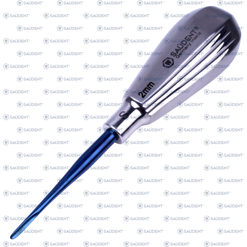 S0203-3 ELEVADOR RECTO 2MM S PUNTA AZUL SAUDENT(1PZ)