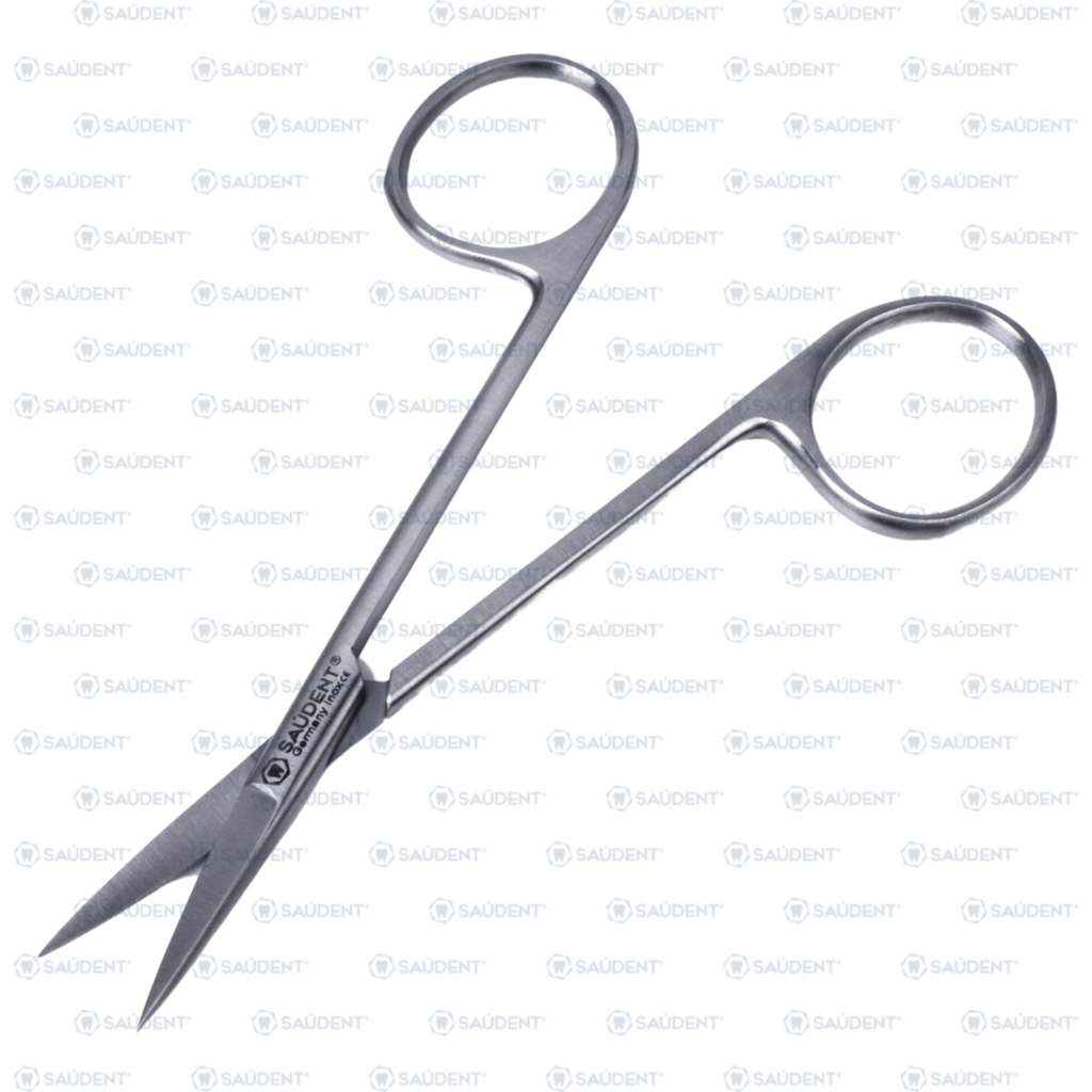 S0213-2 TIJERA IRIS RECTA PLATA SAUDENT(1 PZ)