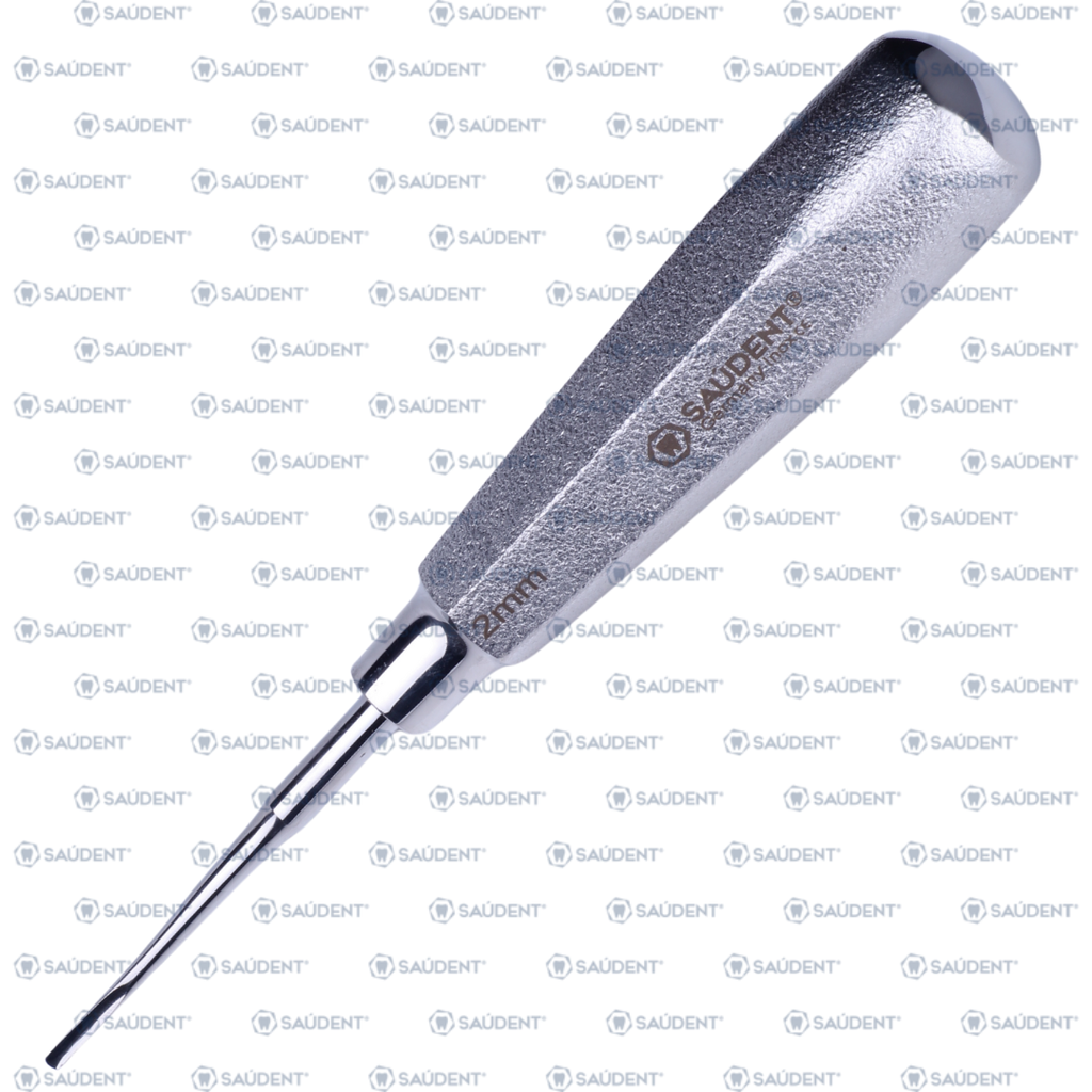 S0203-3 ELEVADOR RECTO 2MM S PUNTA PLATA SAUDENT(1PZ)