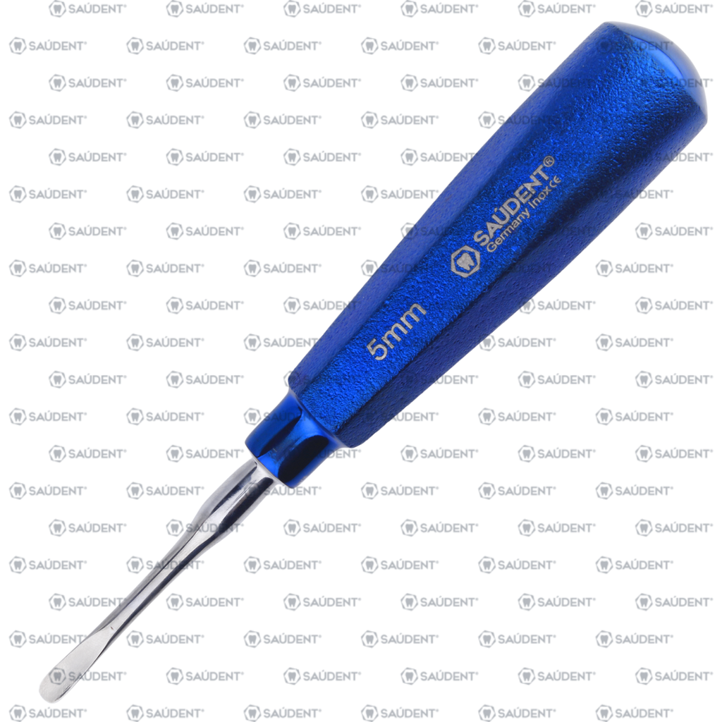 S0203 ELEVADOR RECTO AZUL 5mm SAUDENT(1 PZ)
