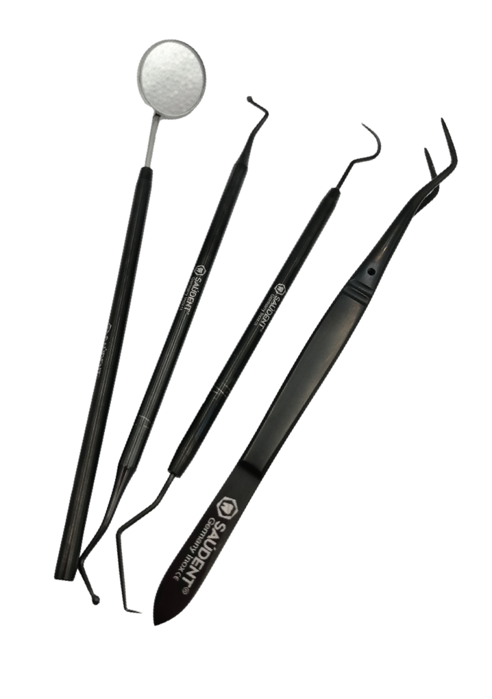 S020 KIT BÁSICO DENTAL NEGRO 1x4 SAUDENT (4 PZ)