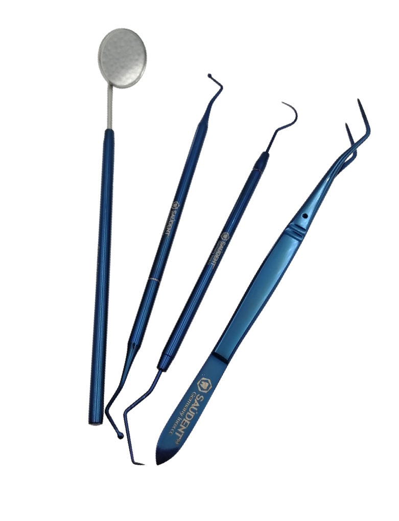 S020 KIT BÁSICO DENTAL AZUL 1x4 SAUDENT (4 PZ)