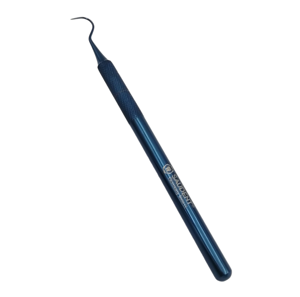 S201 EXPLORADOR DENTAL AZUL SAUDENT PREMIUM (1 PZ)