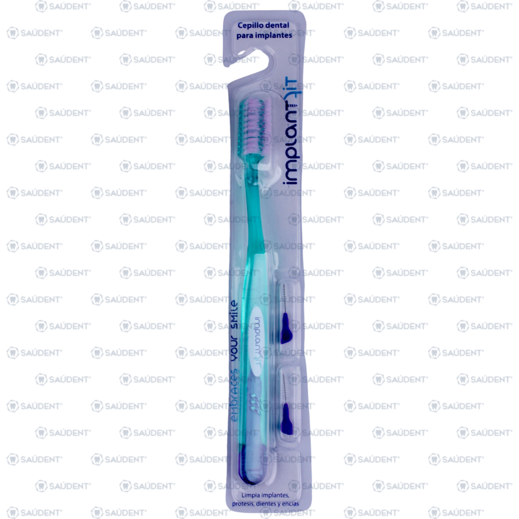 CEPILLO IMPLANT FIT VERDE-VIOLETA 1 PZ
