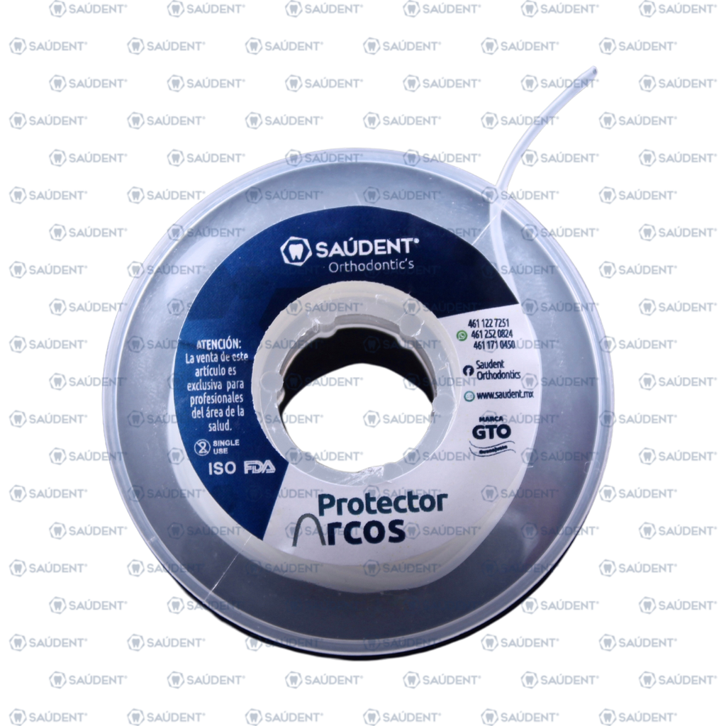 PROTECTOR DE ARCO DELGADO TRANSPARENTE 5 M SAUDENT