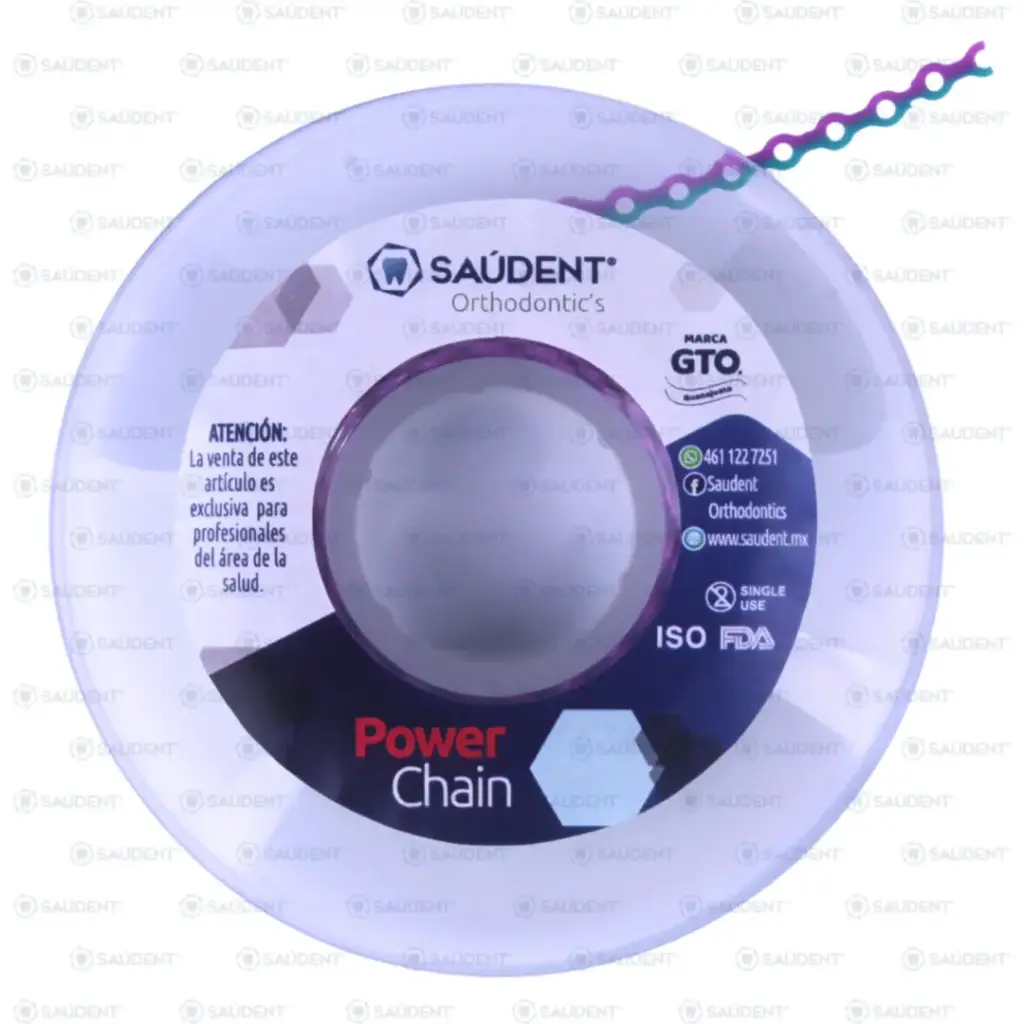 CADENA CORTA 101 VERDE/MORADO SAUDENT 4.5M 1PZ