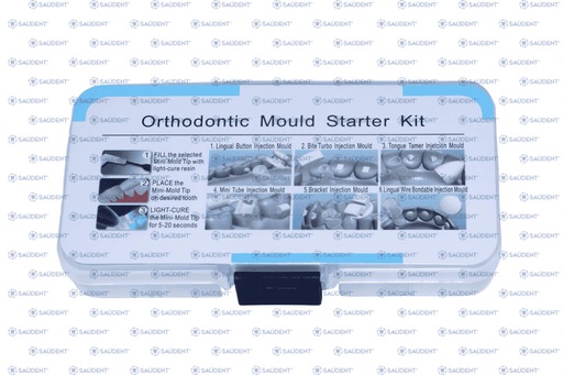 [15536] MINI MOLDES DE ACCESORIOS DE ORTODONCIA 7 PZ/PACK