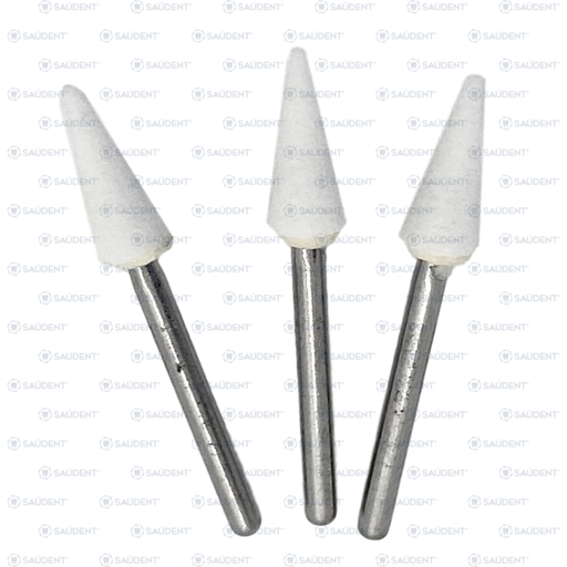 [26319] FRESA DE PIEDRA BLANCA (ARKANSAS) PARA PULIR RESINA PINO 1 PZ