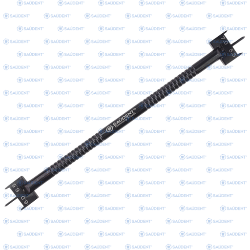 [21281920] S019 POSICIONADOR NEGRO 5.5-7.0 CABEZA MÓVIL SAUDENT (1 PZ)