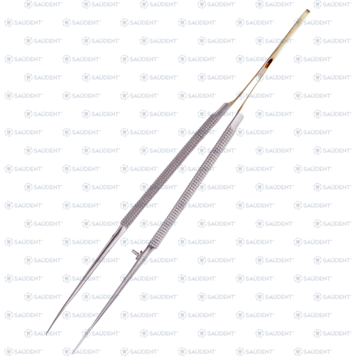 [25160] S0212 PINZA CURVA FINA TIPO CASTROVIEJO SAUDENT(1 PZ)