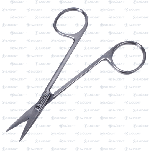 [49378] S0213-2 TIJERA IRIS RECTA PLATA SAUDENT(1 PZ)