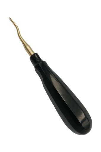 [53077] S0203-1 ELEVADOR 4MM FORMA C NEGRO SAUDENT(1PZ)