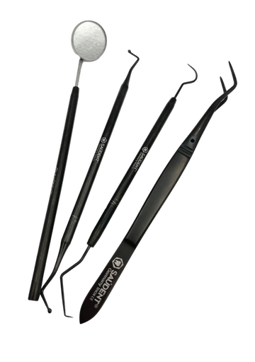 [65859] S020 KIT BÁSICO DENTAL NEGRO 1x4 SAUDENT (4 PZ)