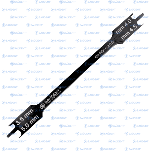 [76065] S019-1 POSICIONADOR 3.5-5.0 NEGRO (1 PZ)