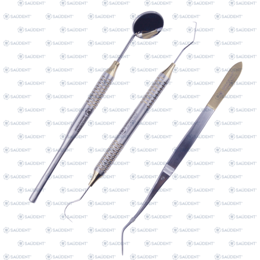 [47842] KIT BÁSICO DENTAL PLATA/DORADO 1x3  (3 PZ)