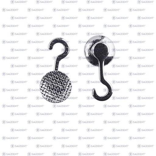 [43579] BOTÓN LINGUAL GANCHO CURVO 3.5 IZQ 10PZ